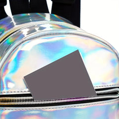 Y2K PVC Mini Laser Backpack Purse for Girls & Women