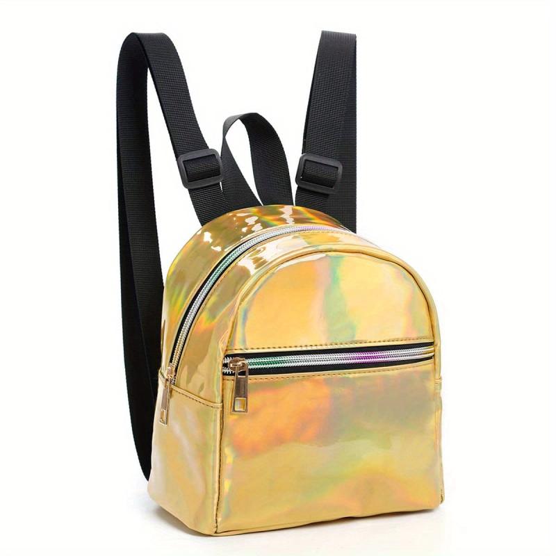 Y2K PVC Mini Laser Backpack Purse for Girls & Women
