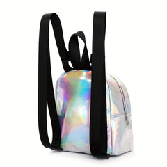 Y2K PVC Mini Laser Backpack Purse for Girls & Women