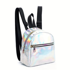 Y2K PVC Mini Laser Backpack Purse for Girls & Women