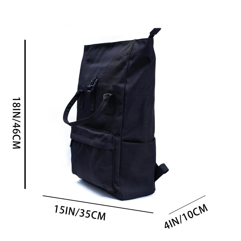 Roll Top Waterproof Backpack Lightweight Travel Bag