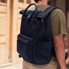 Roll Top Waterproof Backpack Lightweight Travel Bag