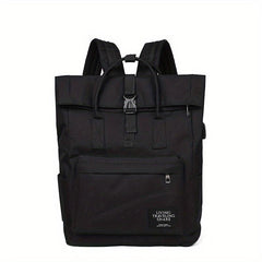 Roll Top Waterproof Backpack Lightweight Travel Bag