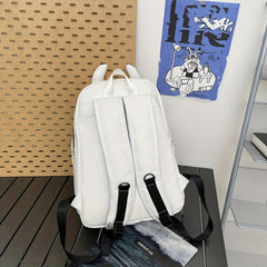 Halloween Cartoon Ghost Backpack Funny Large Capacity Daypack Women's