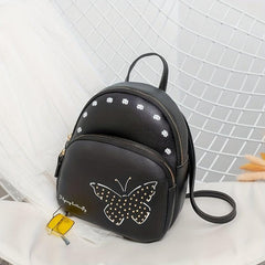 Mini Butterfly Backpack Purse Preppy School Bag Women's Travel Daypack