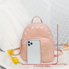 Mini Butterfly Backpack Purse Preppy School Bag Women's Travel Daypack