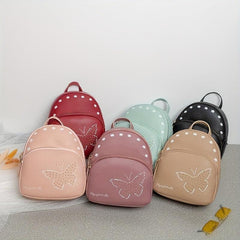 Mini Butterfly Backpack Purse Preppy School Bag Women's Travel Daypack
