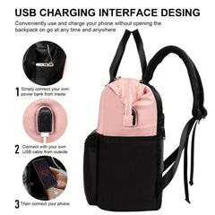 Durable Large Capacity Carry On Backpack Lightweight School Travel Bag