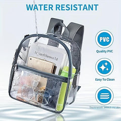Clear Backpack Stadium Approved Waterproof Summer Beach Rucksack