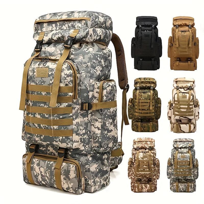 Camouflage Pattern Backpack Large Capacity Waterproof Backpack for Camping