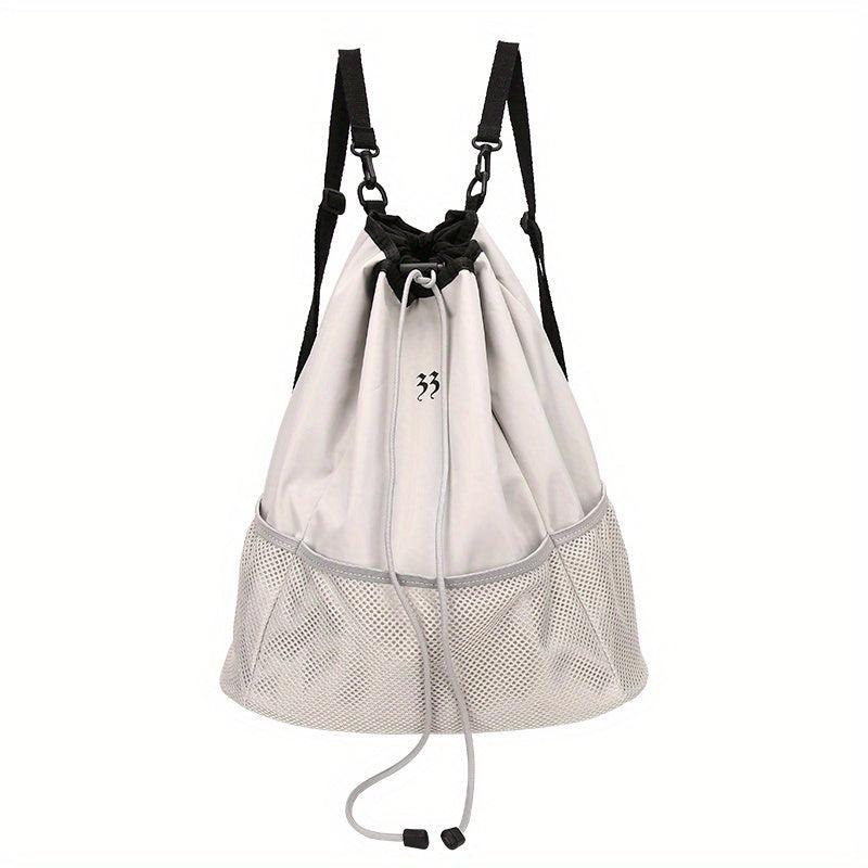 Drawstring Bucket Backpack Sports Gym Outdoor Travel Daypack