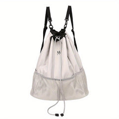 Drawstring Bucket Backpack Sports Gym Outdoor Travel Daypack