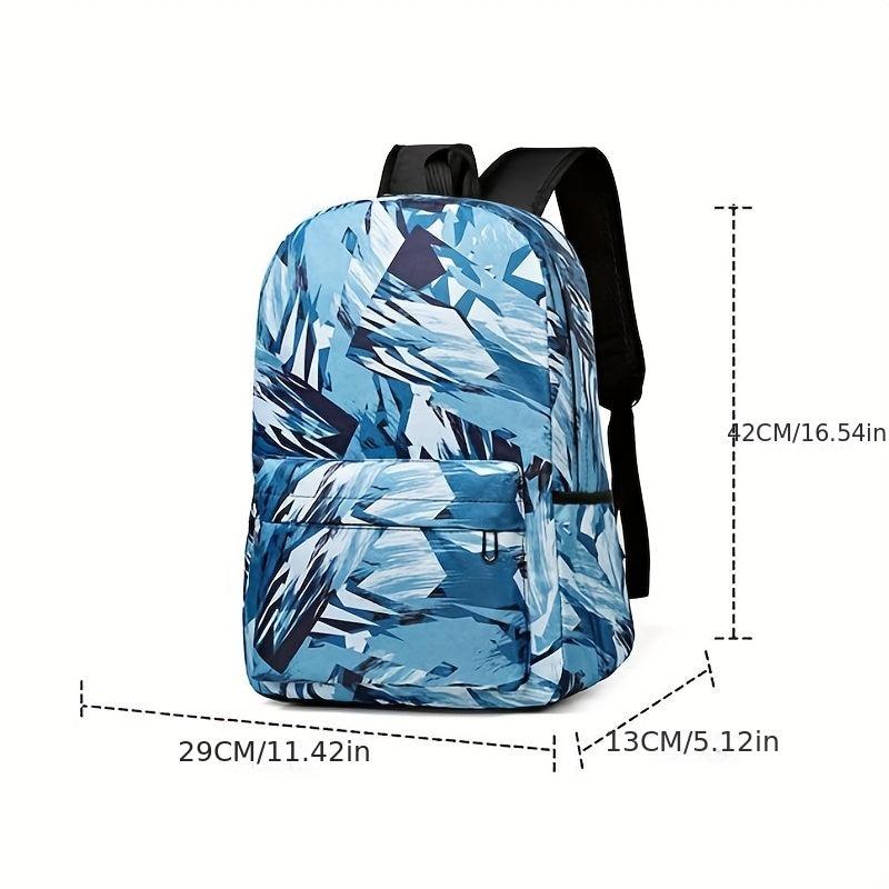 Large Capacity Student Backpack with Preppy Style