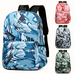 Large Capacity Student Backpack with Preppy Style