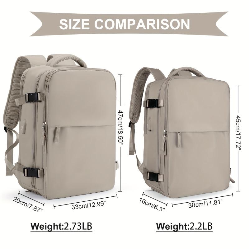 Minimalist Solid Backpack Large Capacity Travel Storage Rucksack