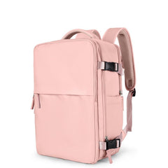 Minimalist Solid Backpack Large Capacity Travel Storage Rucksack
