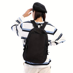 Large Capacity Preppy Backpack Heavy Duty Back To School Daypack