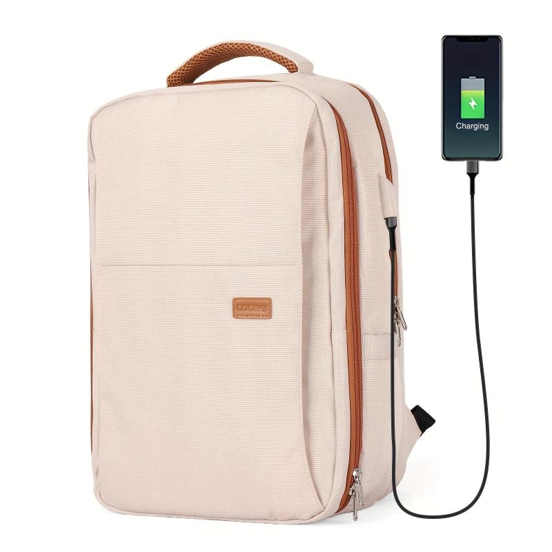 Functional Laptop Backpack with USB Charging Port