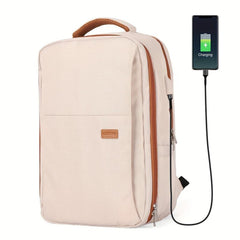 Functional Laptop Backpack with USB Charging Port