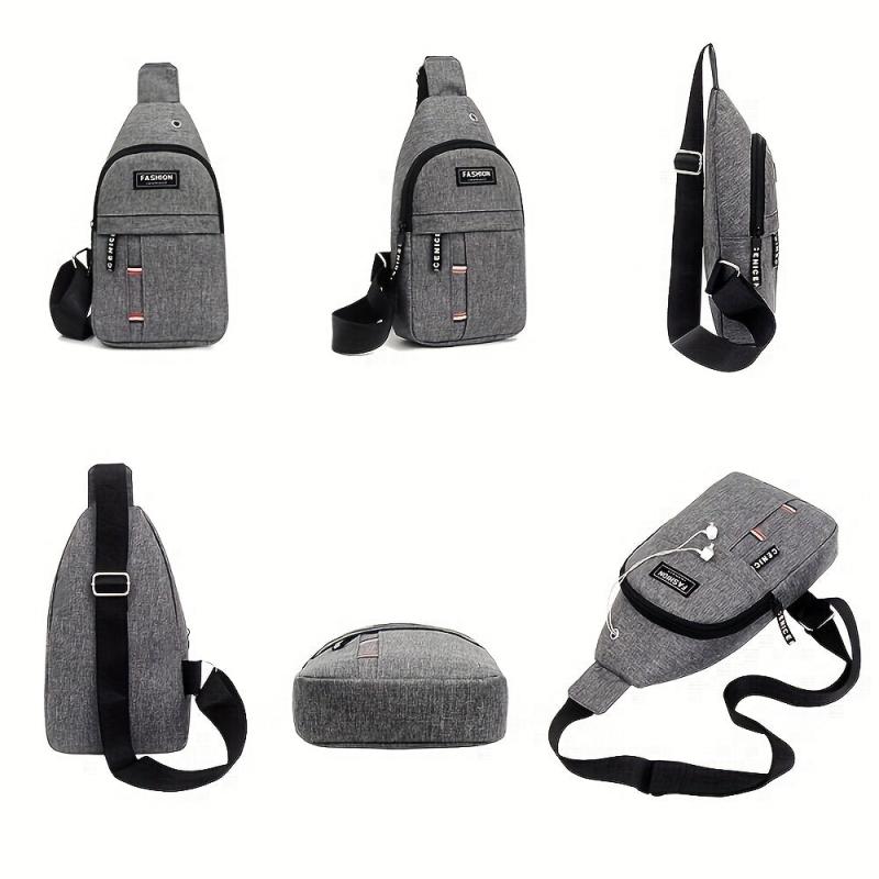 Nylon Sling Backpack Waterproof Chest Bag