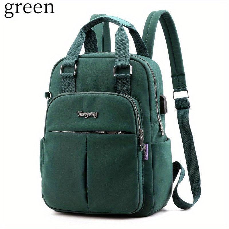 Top Handle Laptop Backpack USB Charging Port