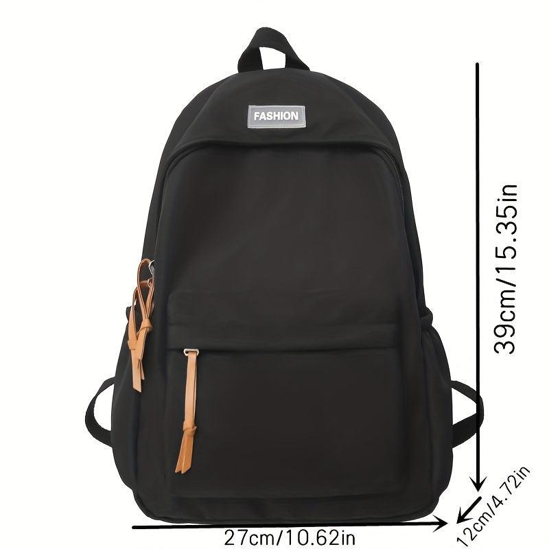 Large Capacity Preppy Backpack College Back To School Bag