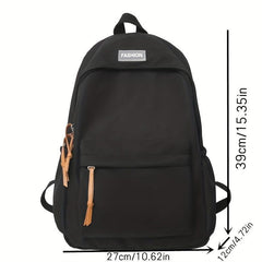 Large Capacity Preppy Backpack College Back To School Bag