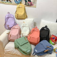 Large Capacity Preppy Backpack College Back To School Bag