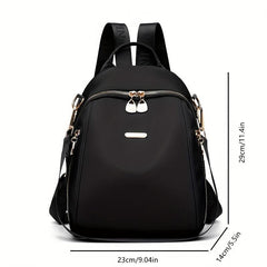 Women's Two-way Shoulder Bag Nylon Backpack