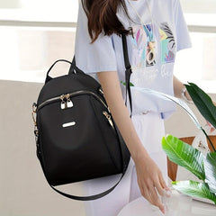Women's Two-way Shoulder Bag Nylon Backpack