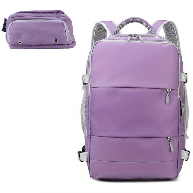 Functional Travel Backpack Carry On Luggage Rucksack Outdoor Hiking Bag
