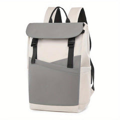 Colorblock Storage Backpack Large Capacity Rucksack