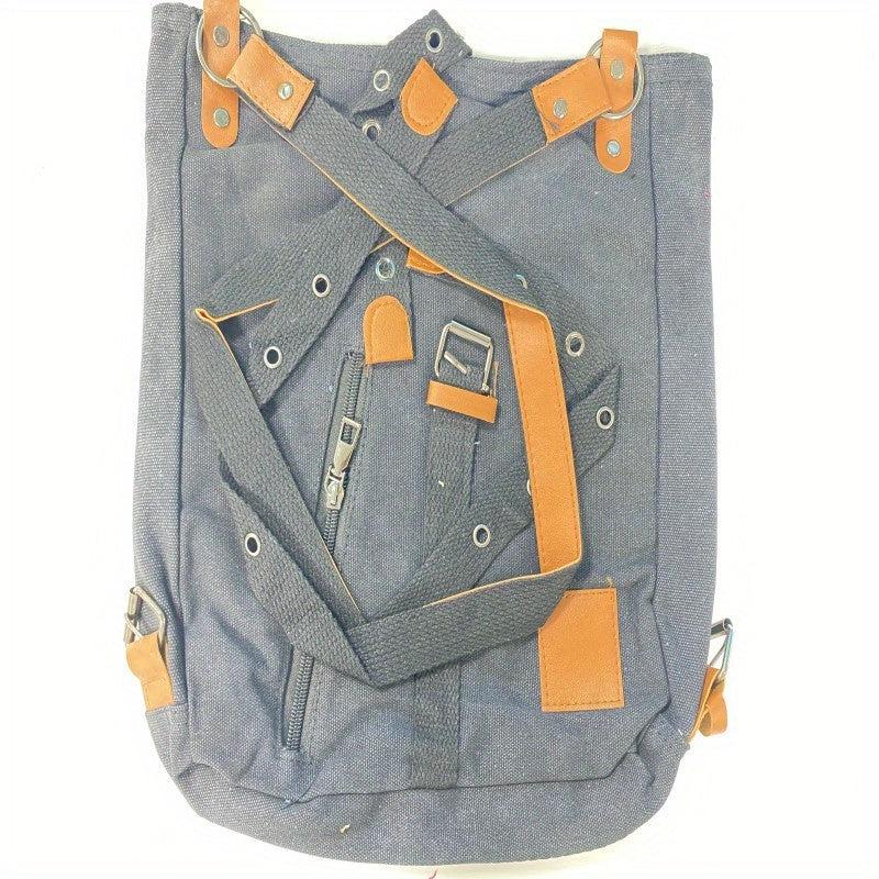 Canvas Niche Shoulder Bag Women's Backpack for Travel