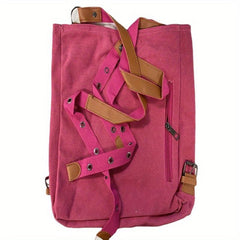 Canvas Niche Shoulder Bag Women's Backpack for Travel