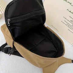 Canvas Laptop Backpack Heavy Duty Travel Outdoor Rucksack