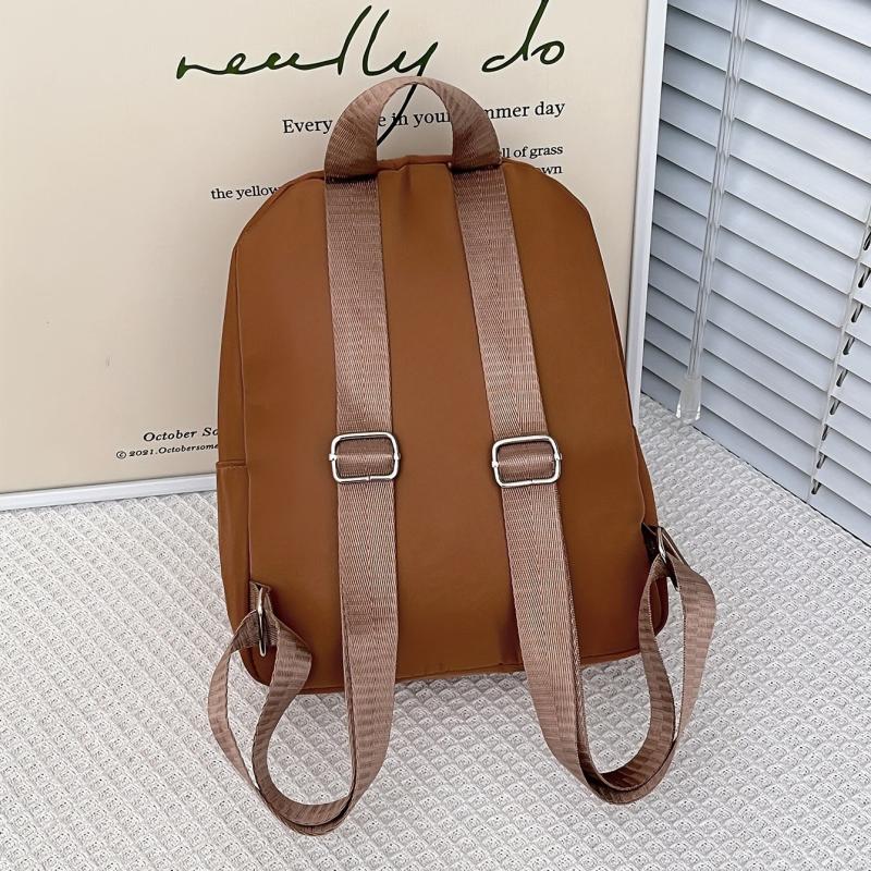 Oxford Cloth Backpack Small School Bag Casual Daypack Travel & Out