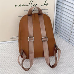 Oxford Cloth Backpack Small School Bag Casual Daypack Travel & Out