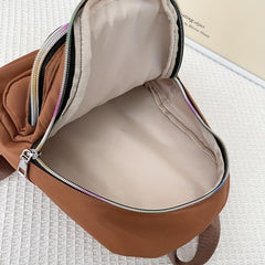 Oxford Cloth Backpack Small School Bag Casual Daypack Travel & Out