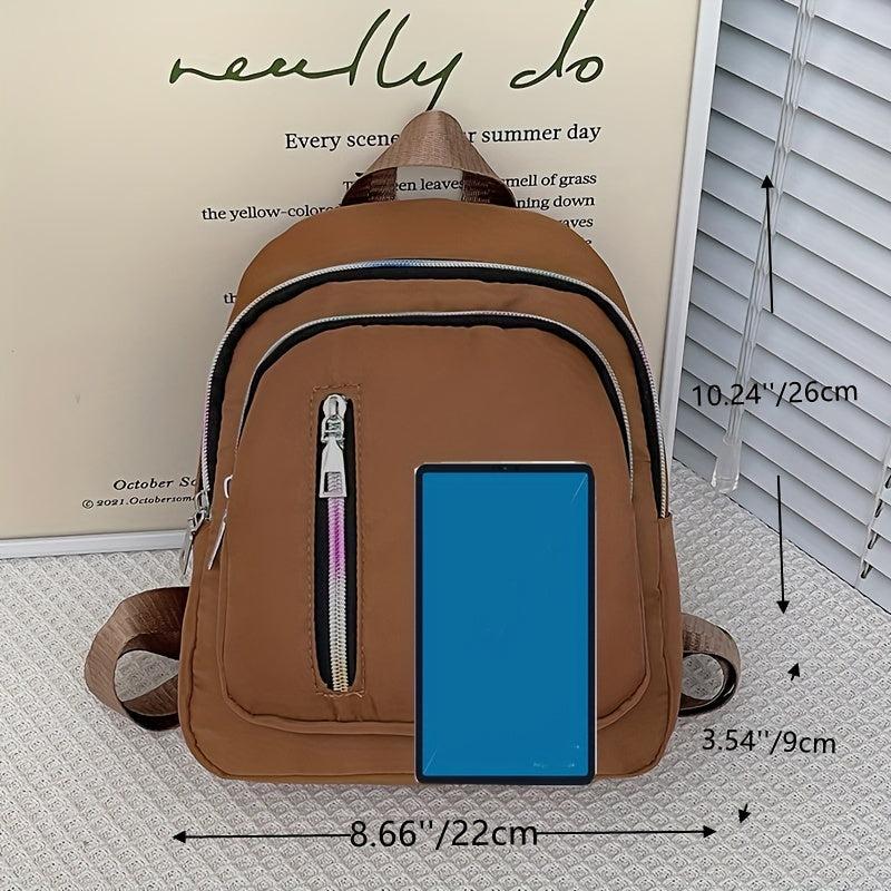 Oxford Cloth Backpack Small School Bag Casual Daypack Travel & Out