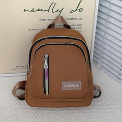 Oxford Cloth Backpack Small School Bag Casual Daypack Travel & Out