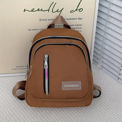 Oxford Cloth Backpack Small School Bag Casual Daypack Travel & Out