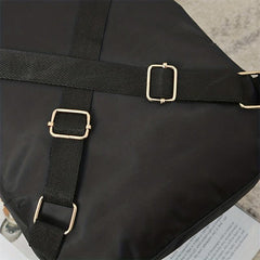 Casual Minimalist Zipper Backpack Rucksack