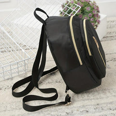 Casual Minimalist Zipper Backpack Rucksack