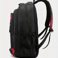 Casual Colorblock Zipper Backpack for Women