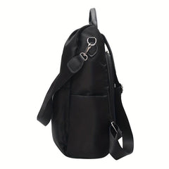 Large Capacity Preppy Backpack Nylon Lightweight Laptop Daypack