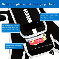 Reflective Vest with Pocket and Phone Holder for Night Running Cycling