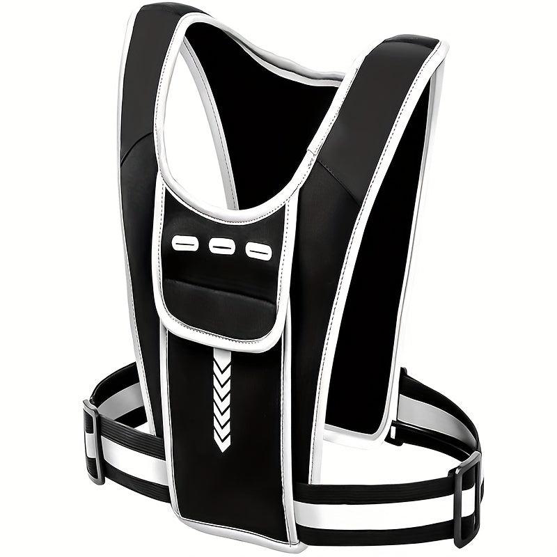 Reflective Vest with Pocket and Phone Holder for Night Running Cycling