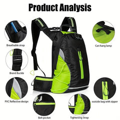16L Waterproof Bike Bag Breathable Cycling Backpack