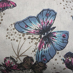 Vintage Butterfly Pattern Backpack Large Capacity Drawstring Daypack