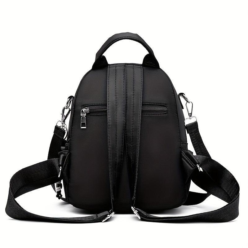 Preppy Small Calf Pendant Backpack Canvas Waterproof